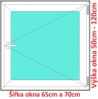 Plastov okna O SOFT rka 65 a 70cm